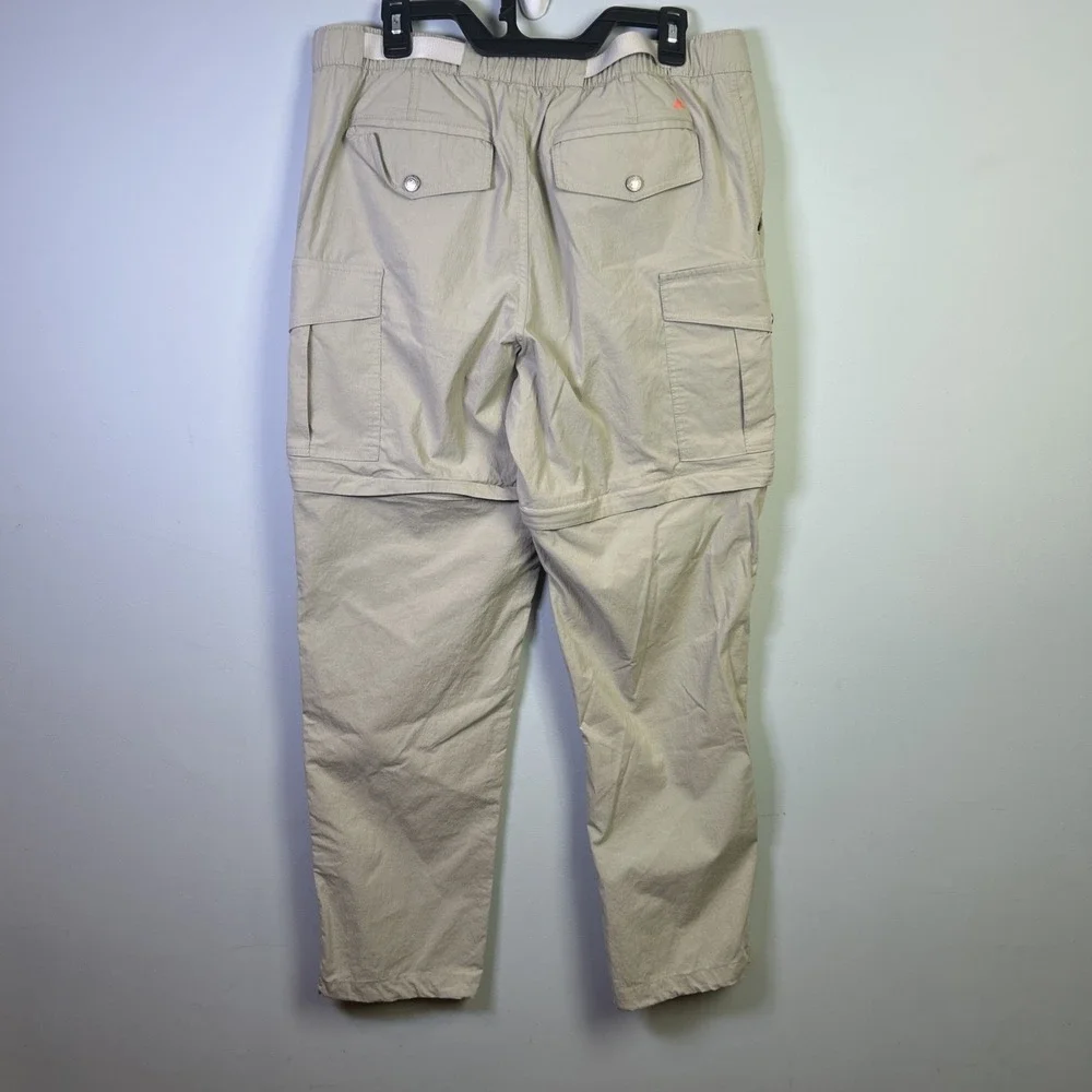 Men's Convertible Outdoor‎ Pants Zip-Off Hiking Utility Pants To Shorts Size 36